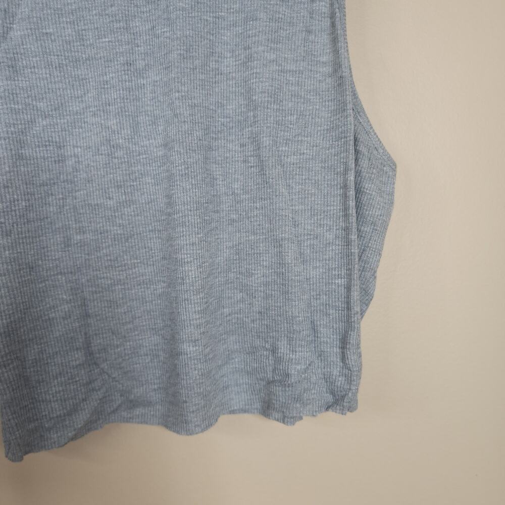 Free People Bundle of Three High Neck Ribbed Crop Top in Heather Grey Size XL - Picture 3 of 7